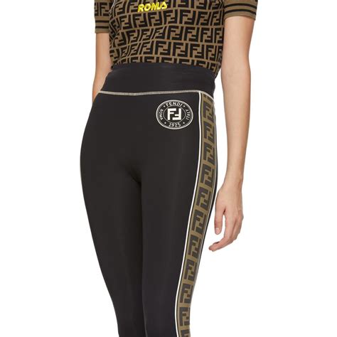 fendi mesh leggings